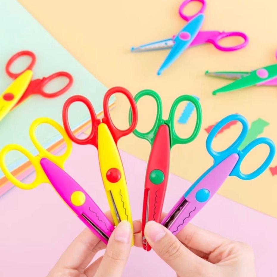 

TYB M05 Gunting DIY Gunting Warna-warni Gunting Kertas Gunting Scrapbook
