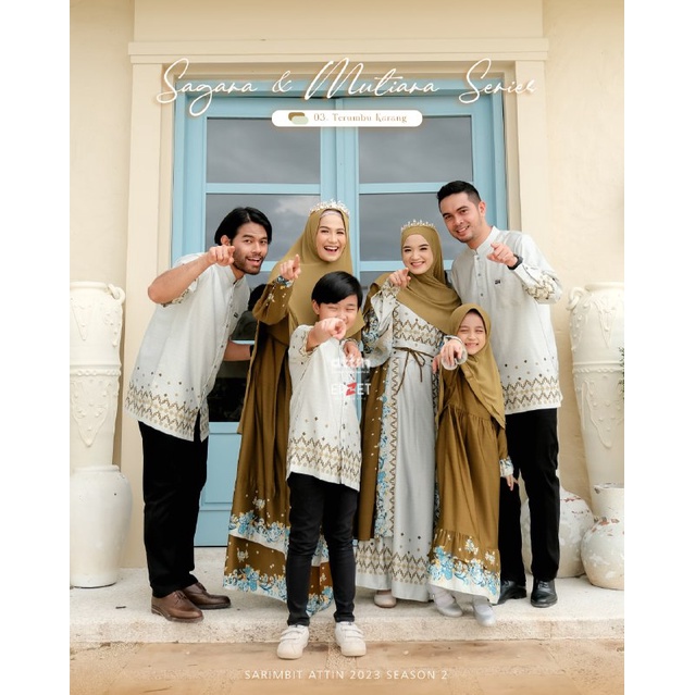 open po sarimbit sagara mutiara series by attin sarimbit lebaran2023 terbaru bahan orzala lux tebal 