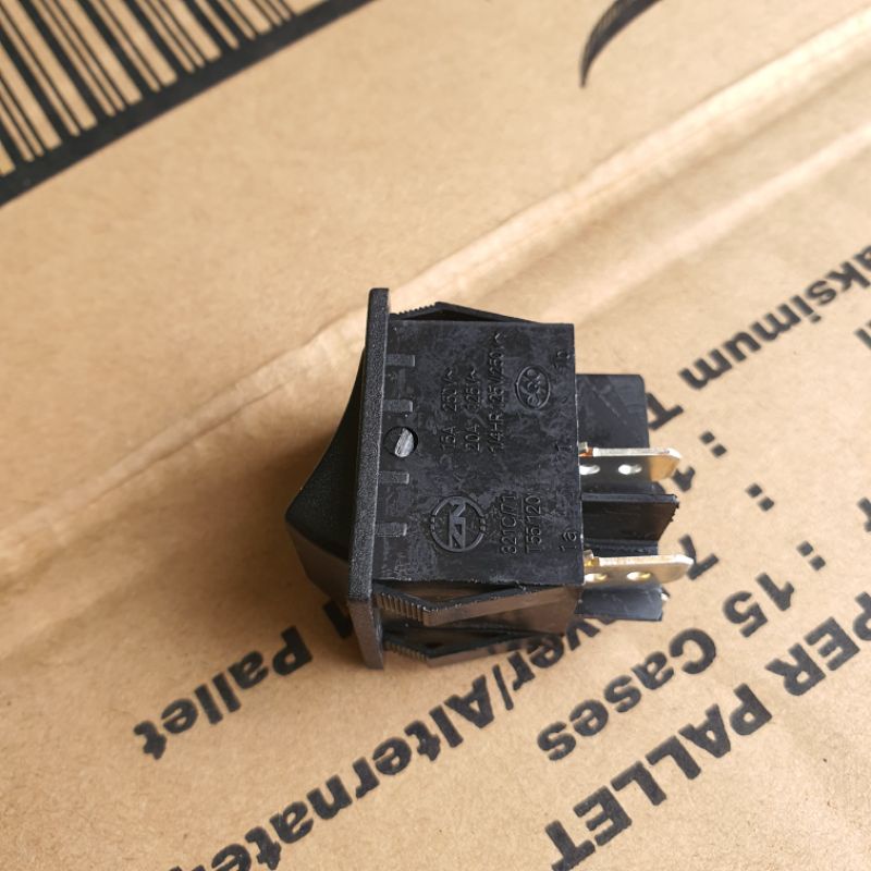 SAKLAR SWITCH KOTAK HITAM BESAR BAGUS MEREK ZN