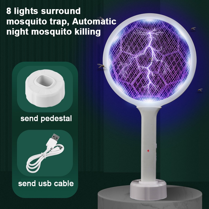 ES-25/26 Mosquito Swatter Mosquito Killer 2 in 1 LED | Electric LED Mosquito Swatter 2 in 1 | Raket Nyamuk 2 in 1 | Perangkap Nyamuk lampu LED