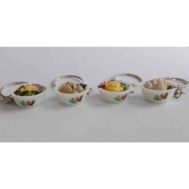 Gantungan Kunci Miniatur Makanan / Gantungan Kunci Unik