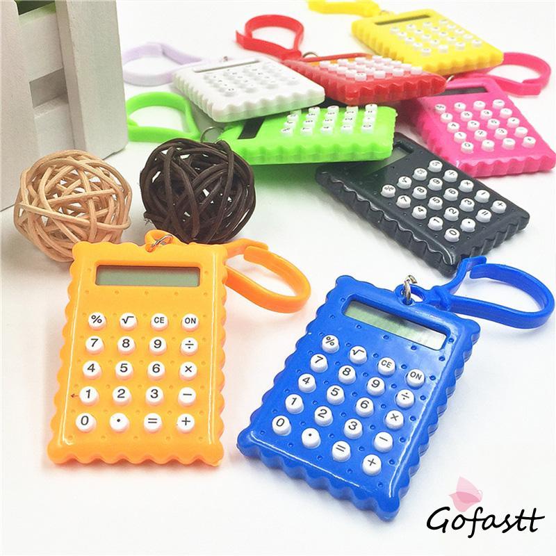 

Kartun Korea Candy Kalkulator Mini Pelajar Kalkulator Portabel Ujian Gantungan Kunci Komputer brick design colourfull warna warni G