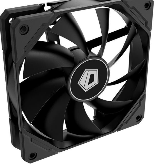 ID COOLING TF 12025 BLACK 12CM PWM KIPAS CASING ID-COOLING TF-12025