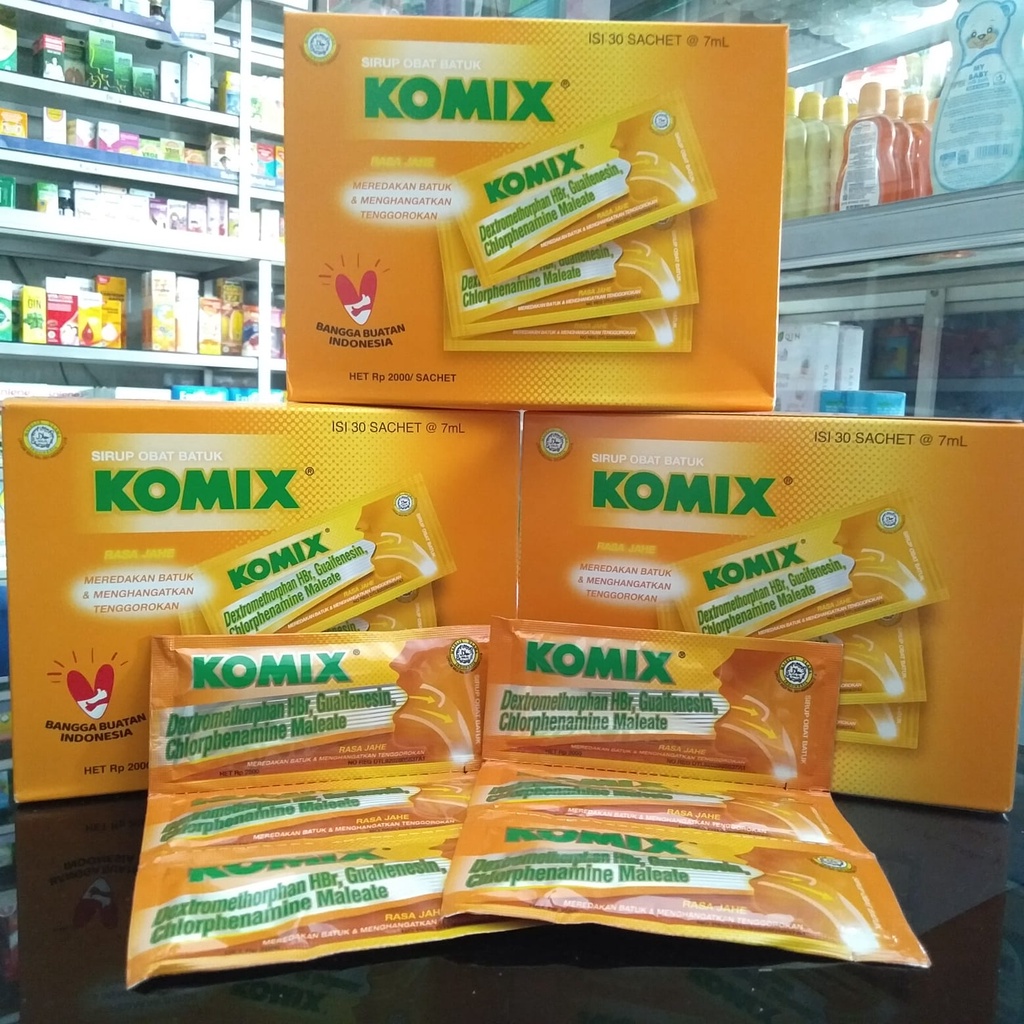 KOMIX OBAT BATUK 1 SACH 7ML VARIAN