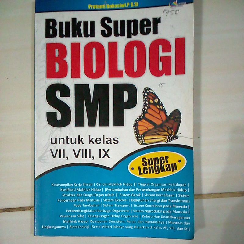 buku super biologi untuk SMP kelas 7 8 dan 9