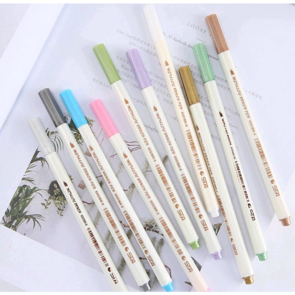 

Metallic Brush Pen (min. belanja 10rb)