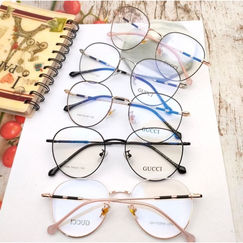 FREM,KACAMATA,GUCCI,3260 MODEL CEWEK TERBARU,&TERLARIS