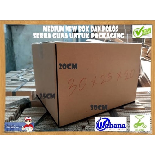 

Karton Box / Kardus Box ( Ukuran : panjang 30 x lebar 25 x tinggi 20 cm )