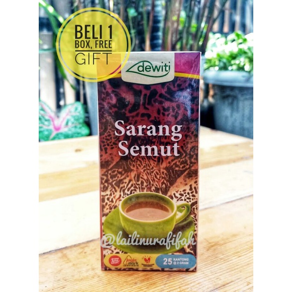 

{ FREE GIFT }Dewiti Teh Celup Sarang Semut - Minuman herbal instan