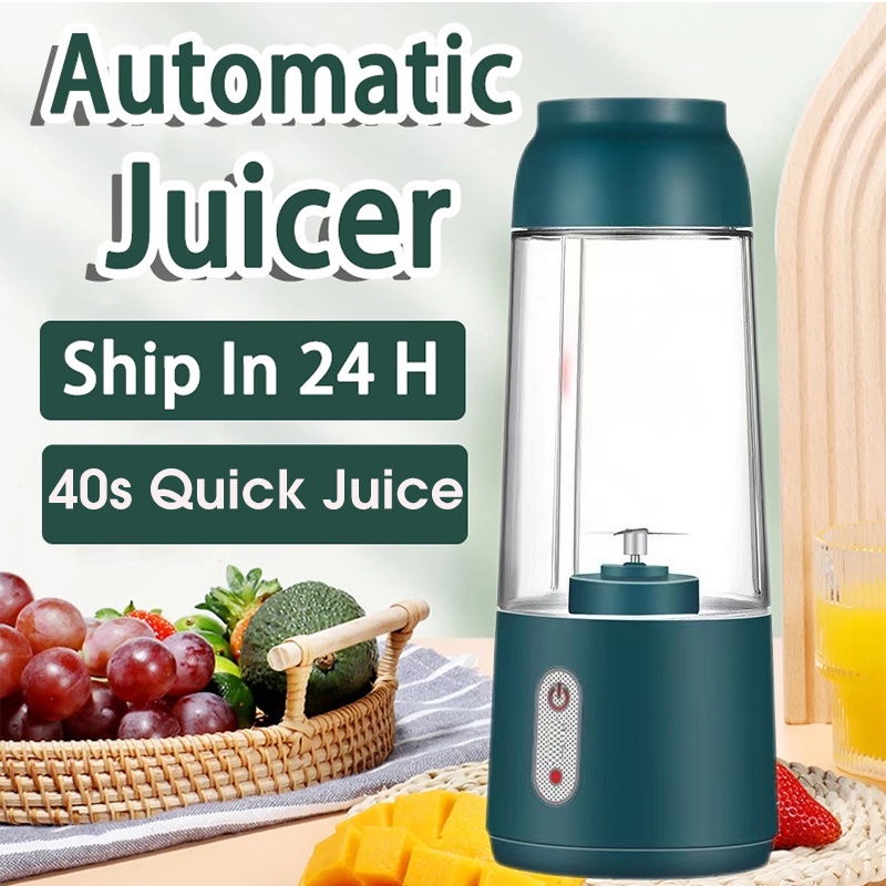 Blender Juicer Portable USB 300ML Mini Juicer Multifungsi Rechargeable USB Juice Cup Pembuat Jus Elektrik