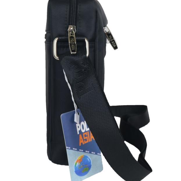 Polo Power 012S Tas Slempang Pria Sling bag Import Tas Polo Original - Cokelat, Medium