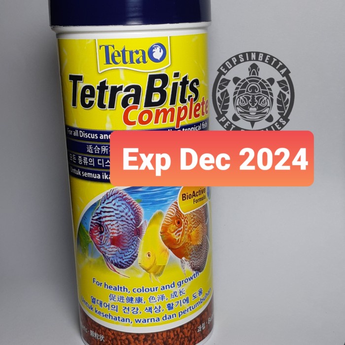 Tetra Bits / TetraBits Complete 93 g Makanan Discus Pellet ikan