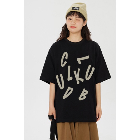 RDGF official shop atasan kaos Korean style kaos couple baju hitam kaos oversize kaos couple ootd wanita kaos murah kaos oversize korea kaos keren