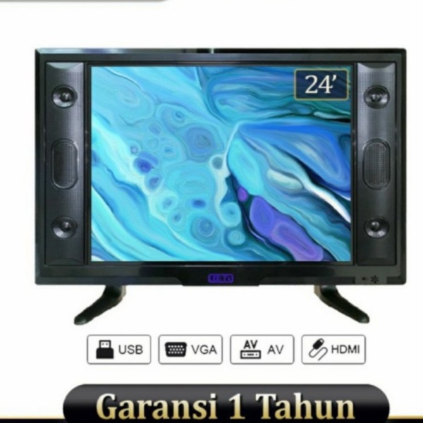 LED TV ANIMAX 24inch USB VGA HDMI Garansi Resmi Murah