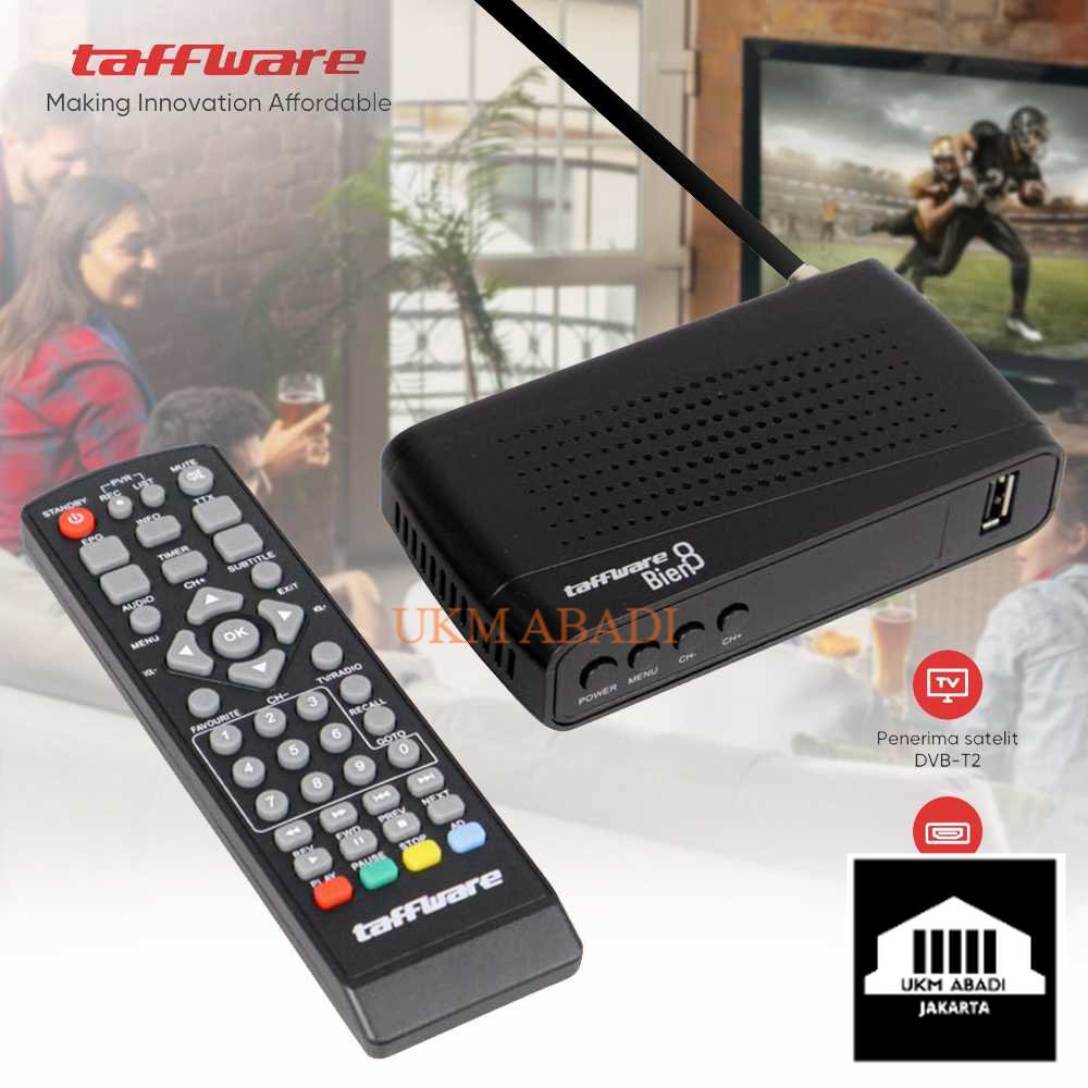 STB TV Digital Set Top Box 1080 DVBT2 Pengganti TV Analog HDMI RCA BN8