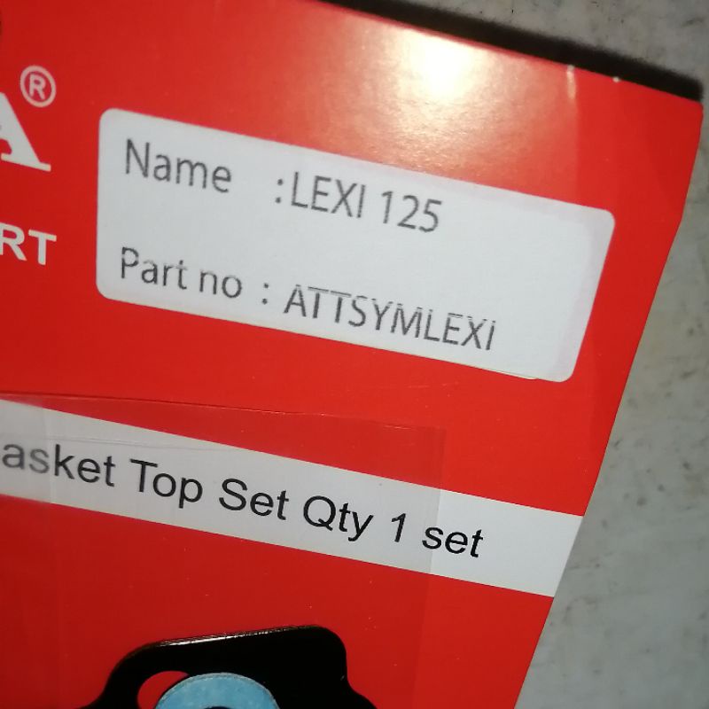 Paking perpak topset top set lexi 125 asta
