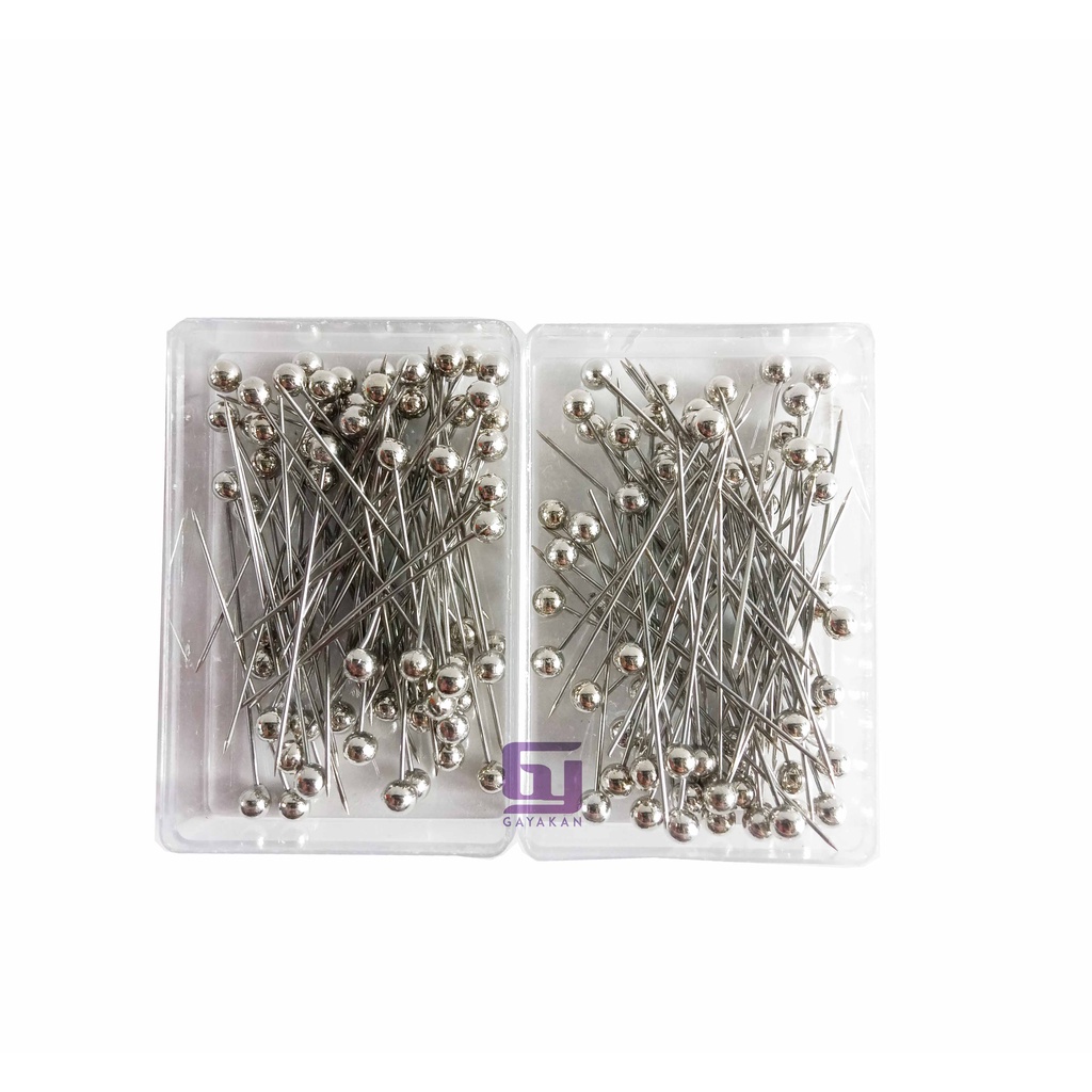 Jarum Pentul Stainless 1.5 inch Silver Perak