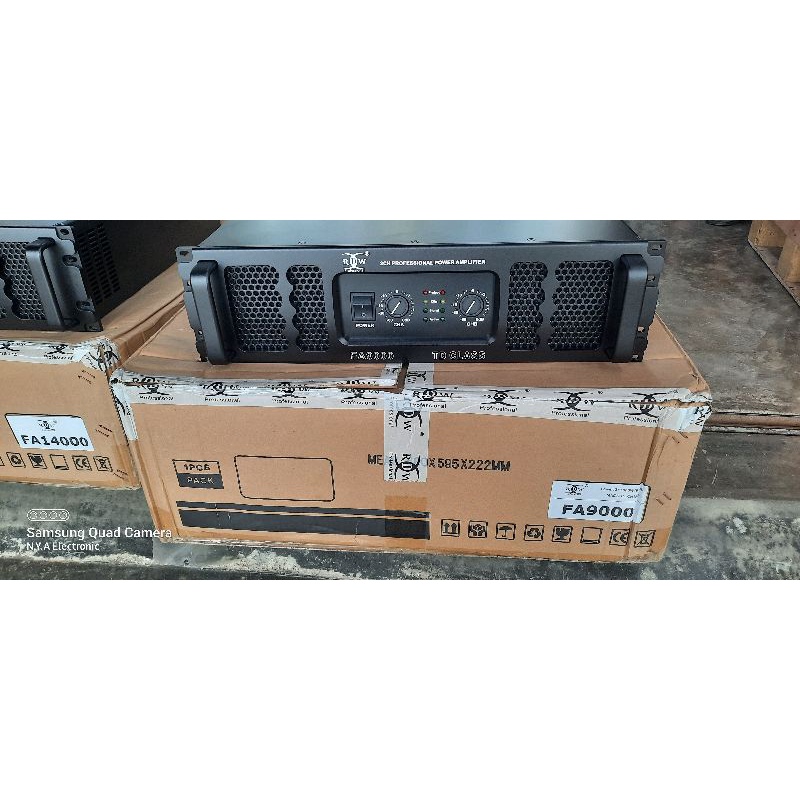 POWER AMPLIFIER RDW FA 9000 ORIGINAL RDW