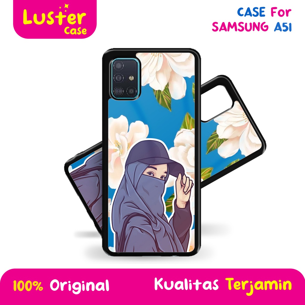 Case SAMSUNG A51  - Casing SAMSUNG A51 [ HIJAB ] Silikon SAMSUNG A51 - Case Hp - Case Mewah - Cassin