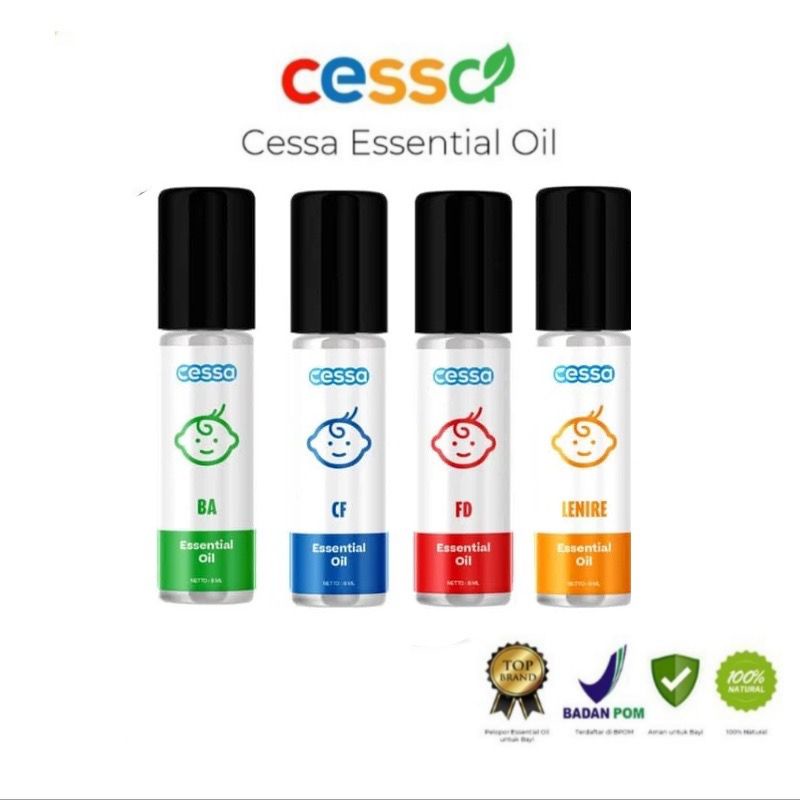 Cessa Essential Oil Cough &amp; Flu, Immune Booster, Fever Drop, Bugs Away, Lenire / Aromaterapi Bayi