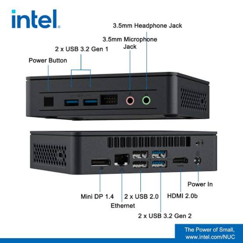 Intel NUC 11ATKC4 + NVME 256GB + DDR4 8GB