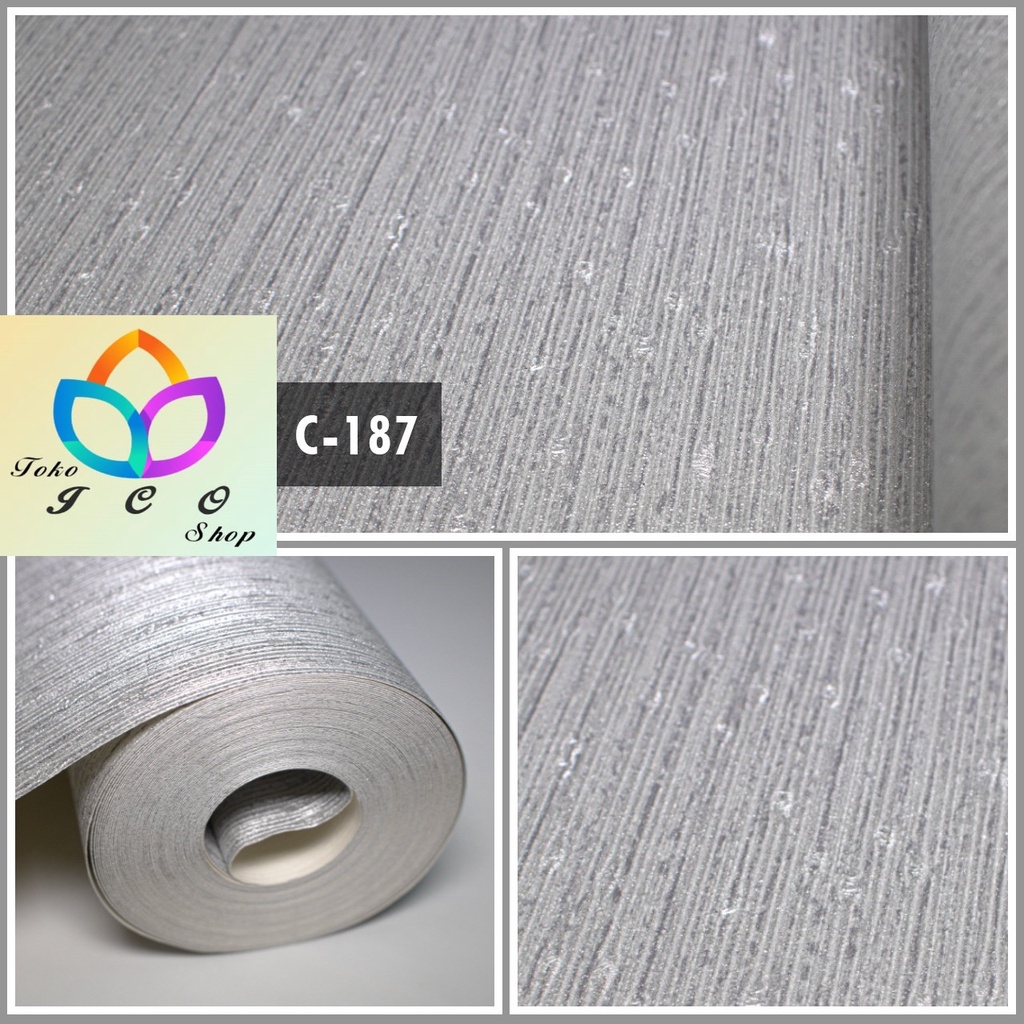 Wallpaper Dinding Vinyl Polos