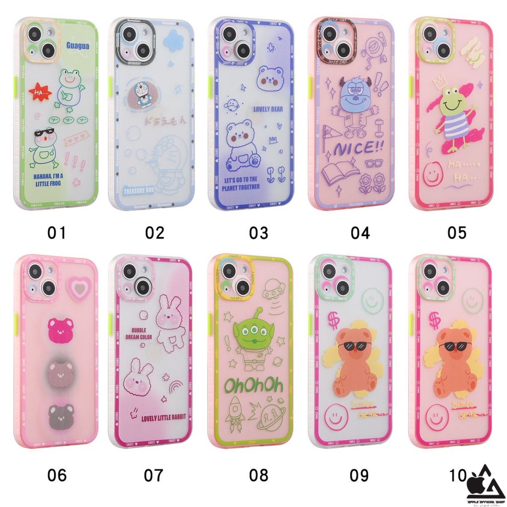 Softcase Motif LUCU Kartun DISNEY Realme c21 Oppo a54 A15 15s With Camera Pelindung Kamera PROTECT Soft Case Cartoon Silikon Jelly Clear