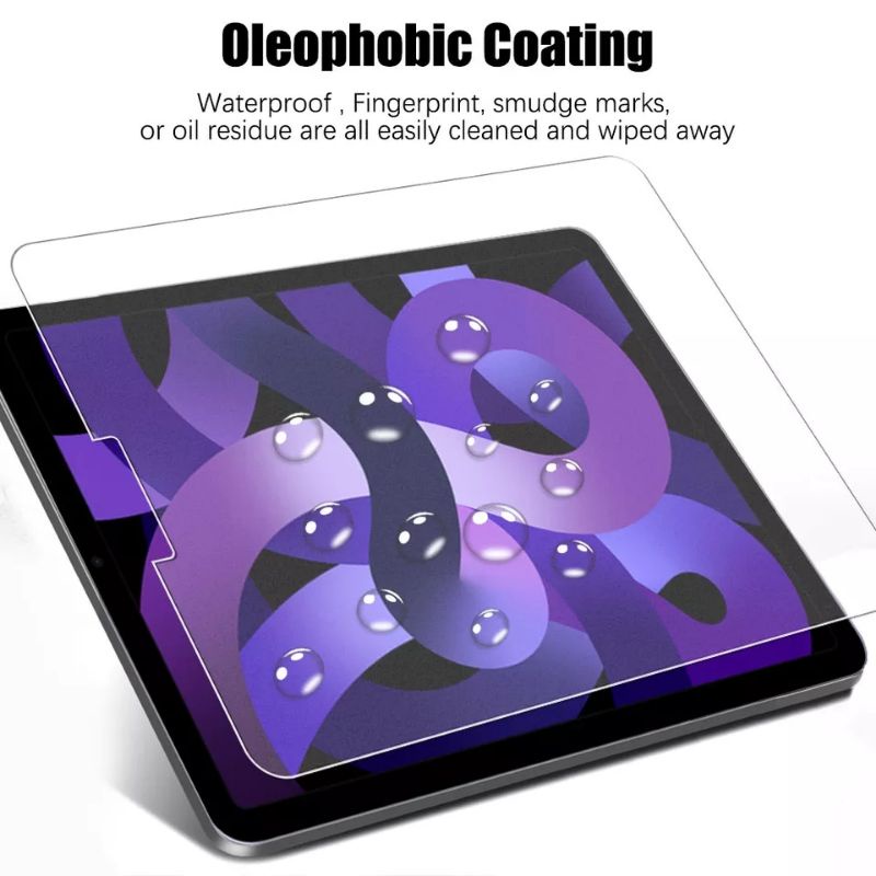 Antigores Tempered glass Ipad Air 4 2020 Air 5 2022 Screen Guard protector TG High Quality Pelindung Layar tablet tab Bening kaca Transparan