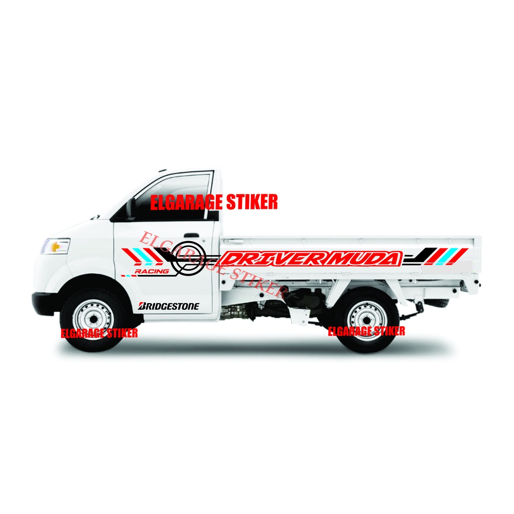 Stiker mobil pick up daihatsu granmax cutting stiker body mobil pick up granmax apv carry