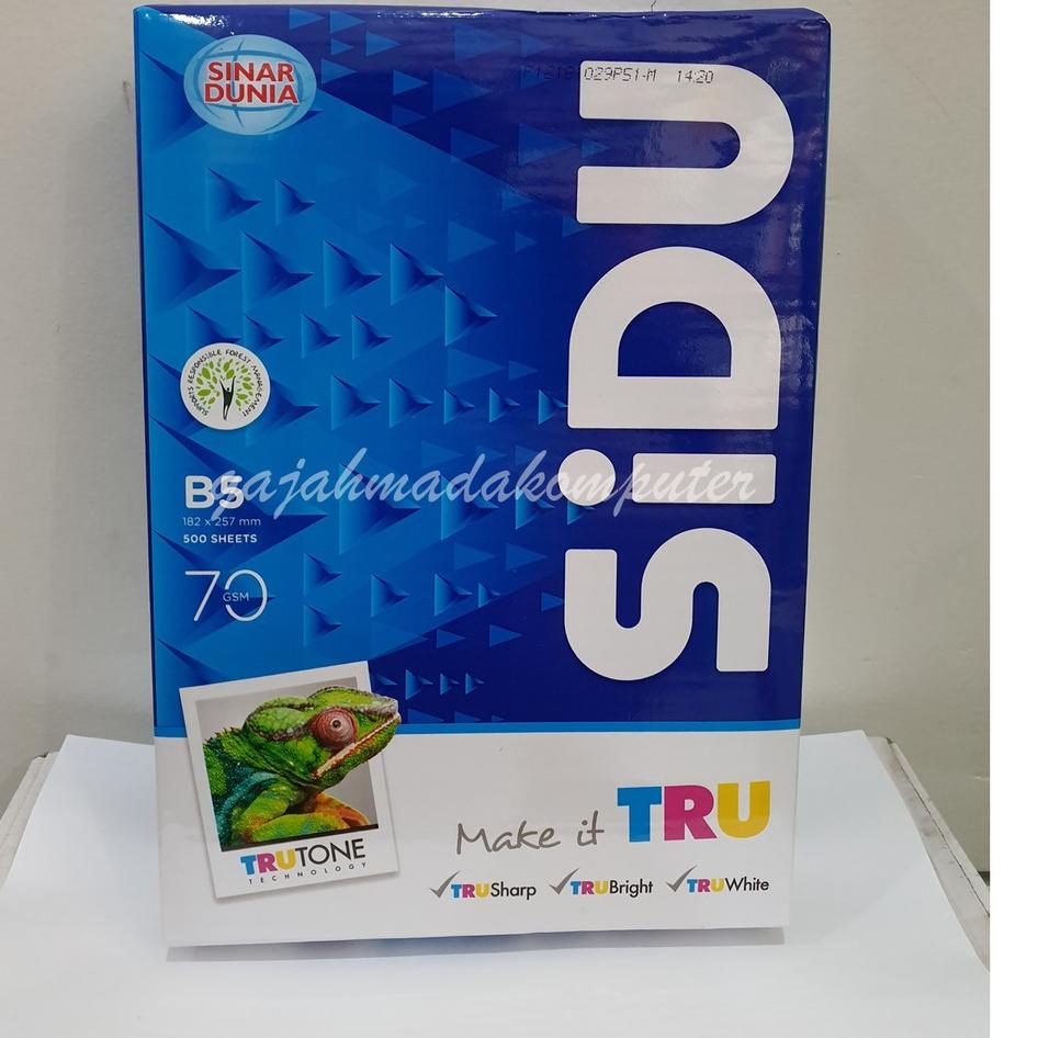 

ェ Kertas HVS B5 70 gr 70 gsm 70gram SIDU Sinar Dunia ボ