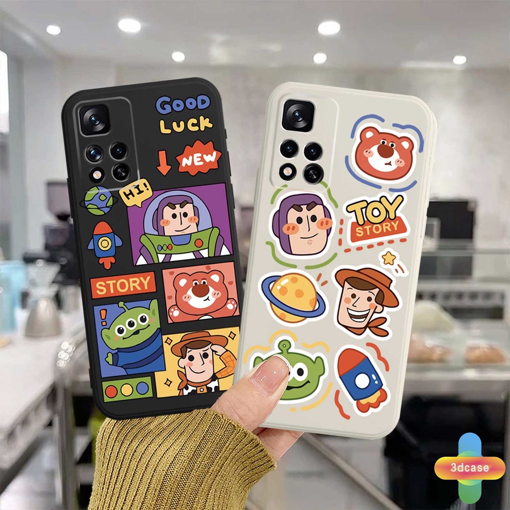 Soft Case TPU Motif Kartun Toy Story Untuk Xiaomi Redmi Note 9 8 10 10S 9 PRO MAX 9S POCO C3 C31 X3 NFC X3 PRO M3 9 9C NFC 9A 9i 9T 9AT 9 PRO Power 9ACTIV 10X POCO M2 PRO