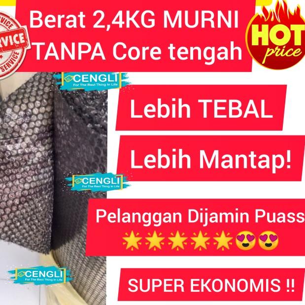 

BUBBLE WRAP bening 125cm x 50m / BUBBLEWRAP BENING 125 X 50m TEBAL - PUTIH EKONOMIS