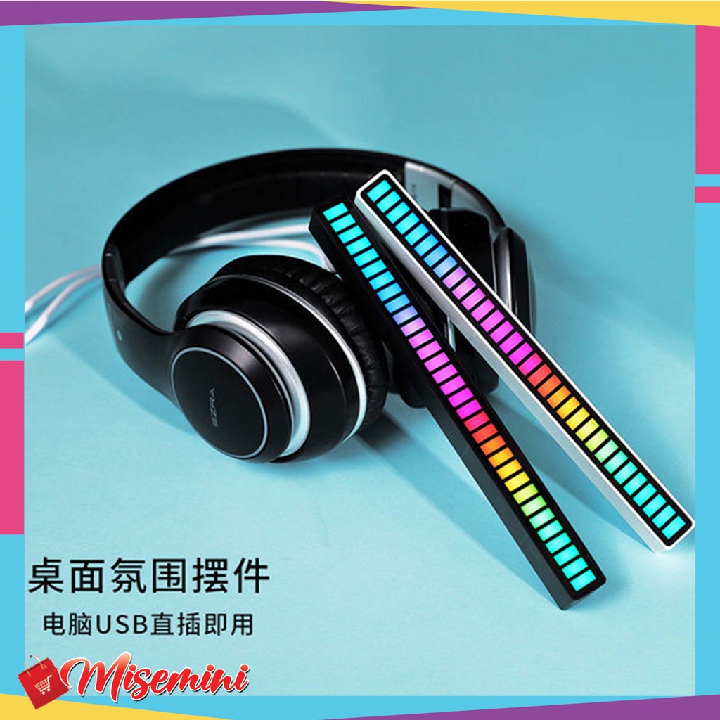 Ⓜ️𝟗𝟎𝟑Ⓜ️️Lampu Musik LED RGB Lampu Speaker Music Sound Control