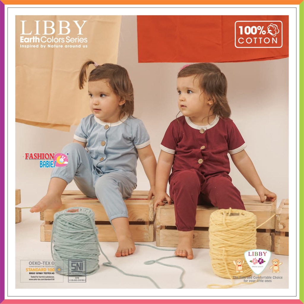 LIBBY ROCCO SET TERBARU | SETELAN KANCING PENDEK CELANA JOGGER ❤ Fashionbabies ❤