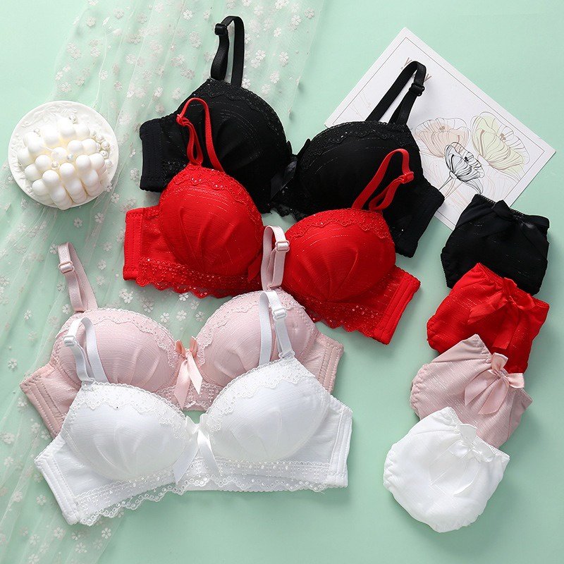 Set Bra / BH cewek wanita import korea seksi renda KR041 premium SANGAT ELEGANT dan NYAMAN DIPAKAI