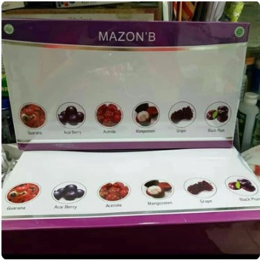 Mazon b (amazon berries) obat herbal kanker, jantung isi 10 sachet