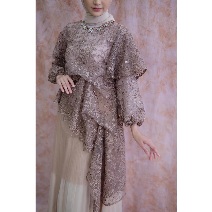 JALEELA - ELLIANA TOP (ATASAN ONLY) (INNER INCLUDED)-  (KEBAYA KONDANGAN / MODERN / LAMARAN / WISUDA)