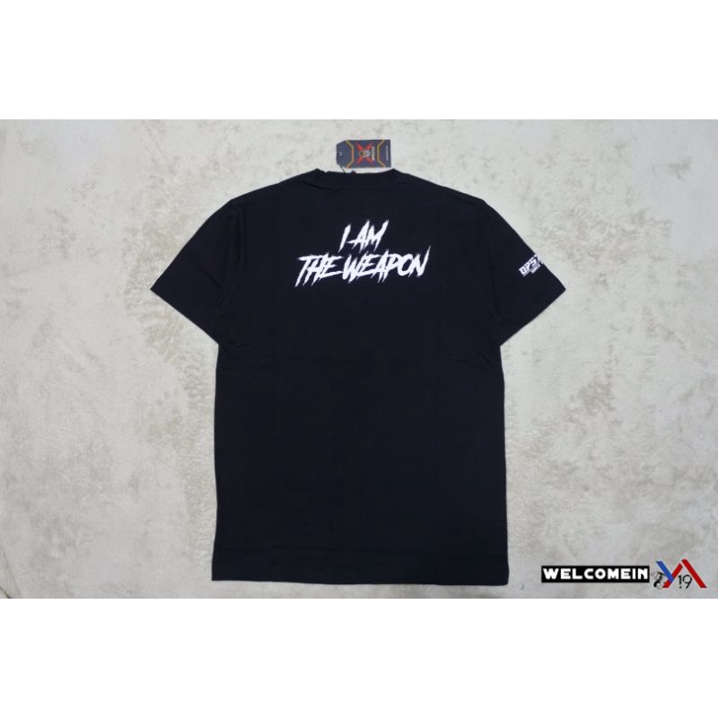 Kaos Premium Tactical I Am The Weapon Pendek Hitam / T-Shirt Cotton Combed Opsyle