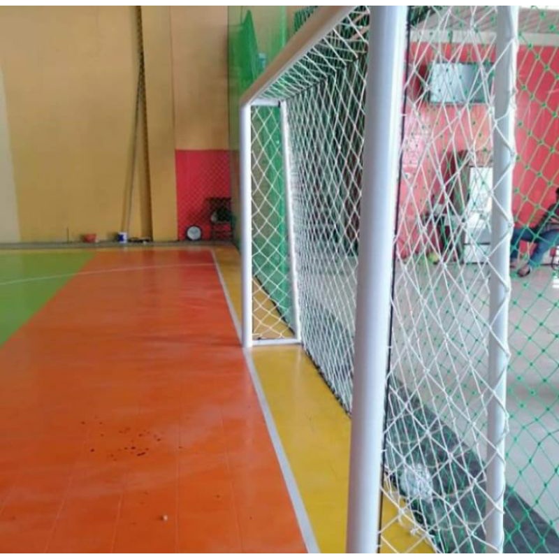 Jaring gawang futsal 3mm 1set (2 jaring gawang) ukuran standar futsal 2x3