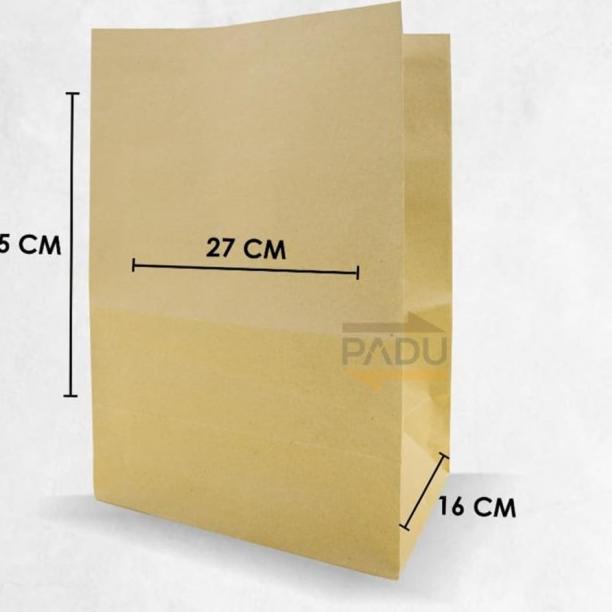 

Grocery Bag 27x16 x38.5 cm - SOS Paper Bag / Kantong Belanja