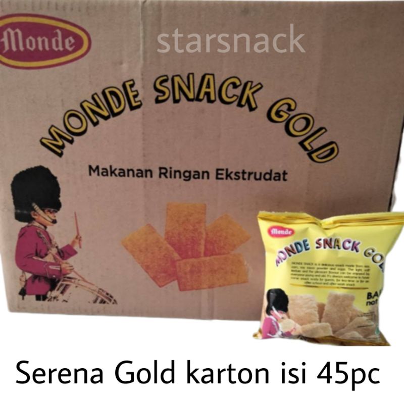 

Monde Serena Gold snack karton isi 45bj