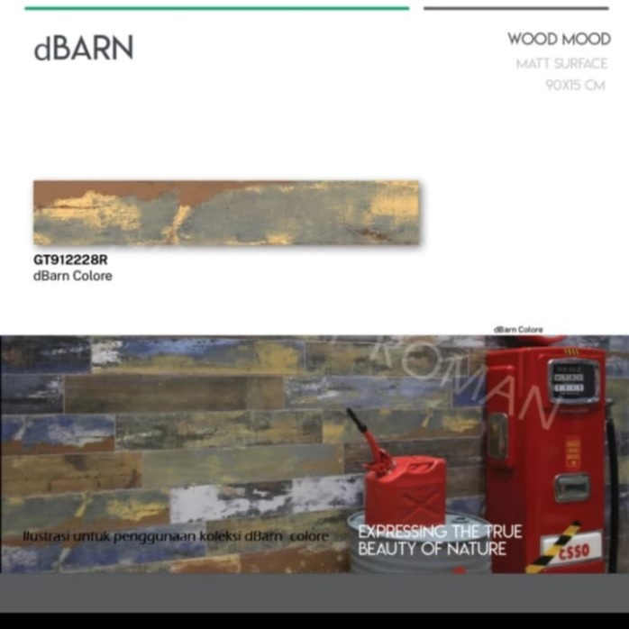 Roman Granit dBarn Colore 90x15 GRADE A