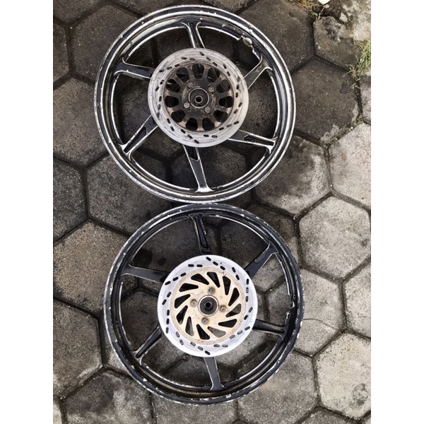 velg cw velg original suzuki satria lumba satria hiu 2tak doble disc