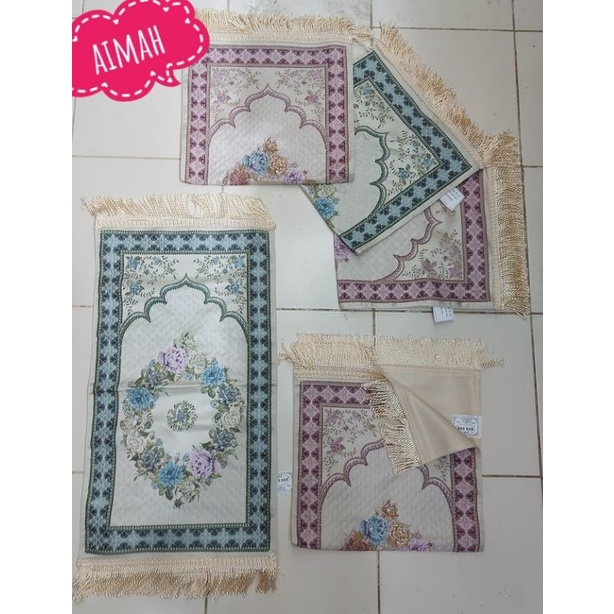 BISA COD SAJADAH AIMAH PREMIUM KEPALA UK 35x65 TERMURAH TERPERCAYA