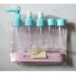 IKILOSHOP 7 in 1 Travel Toiletries Kit Set Botol Kecil Berpergian 1 set isi 7