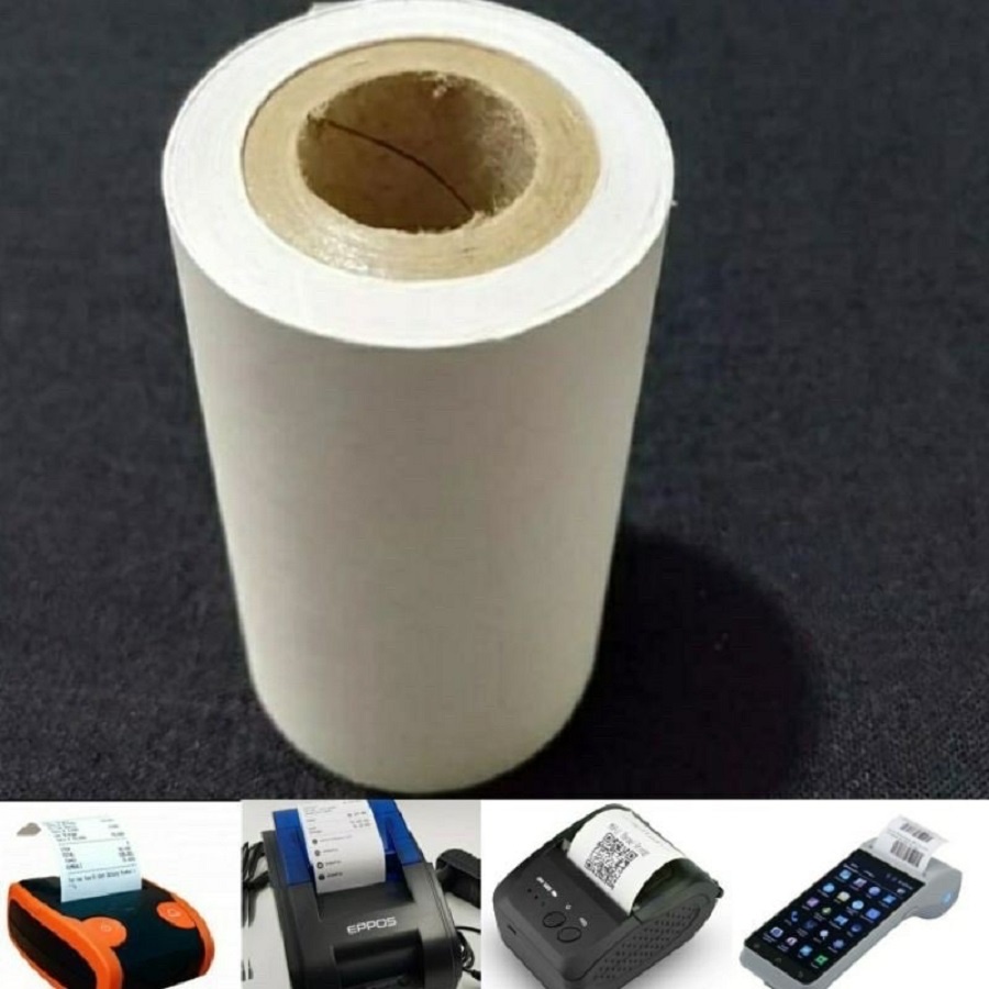 Kertas Thermal Printer Bluetooth EDC 58x30mm 58 x 30 mm Kertas Struk