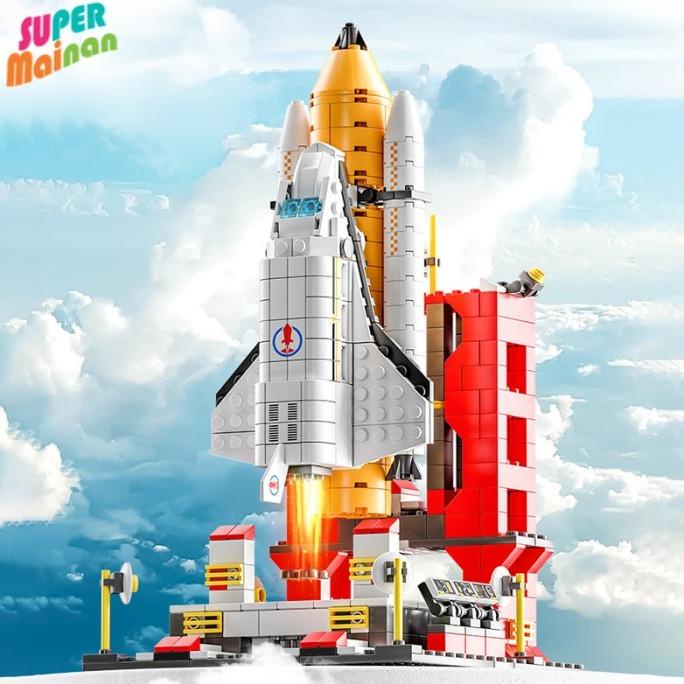 Mainan Lego 1000Pcs Technic Pesawat Ulang-alik Mainan Anak Laki Laki