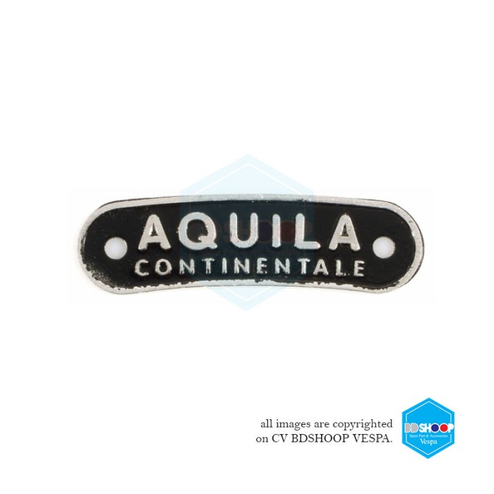 emblem jok depan vespa logo arejna & aquila original - AQUILA