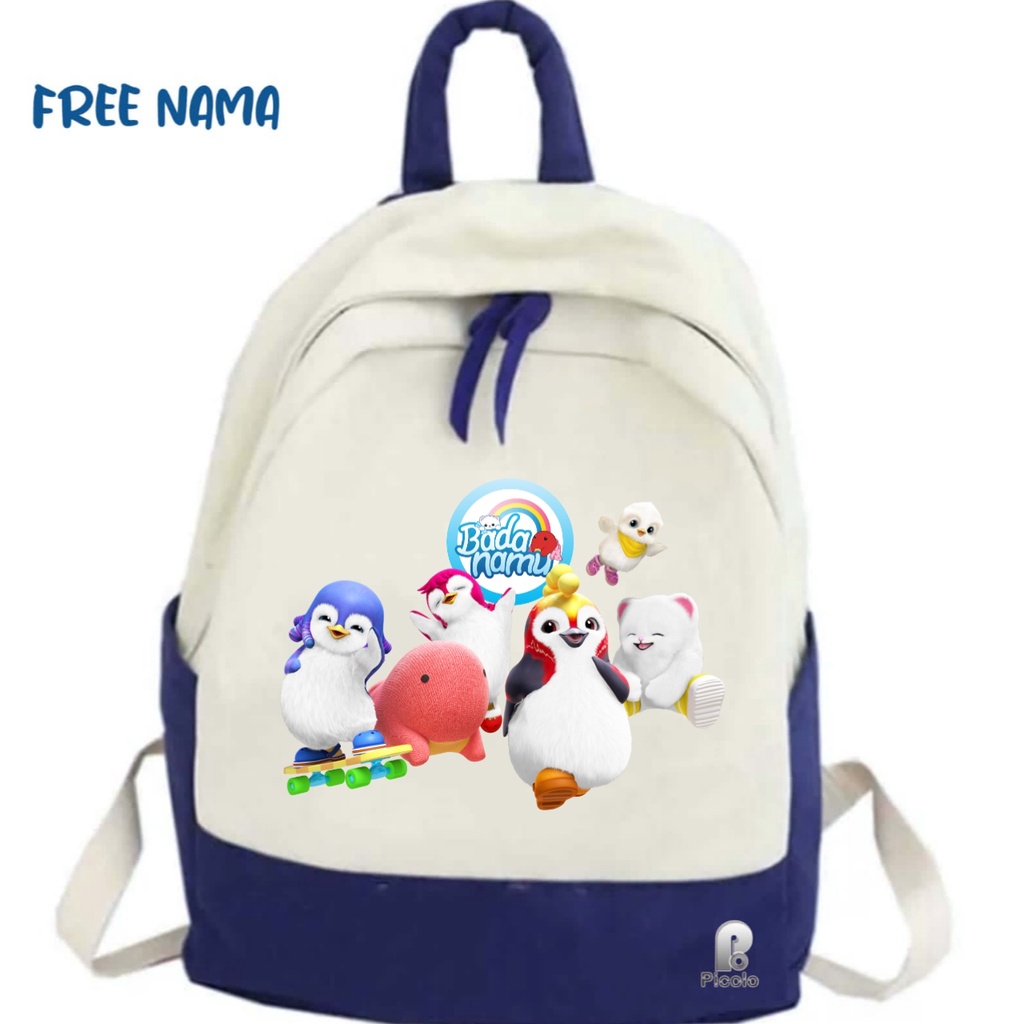 TAS SEKOLAH BACKPACK ANAK SD CUSTOM KARAKTER BADANAMU