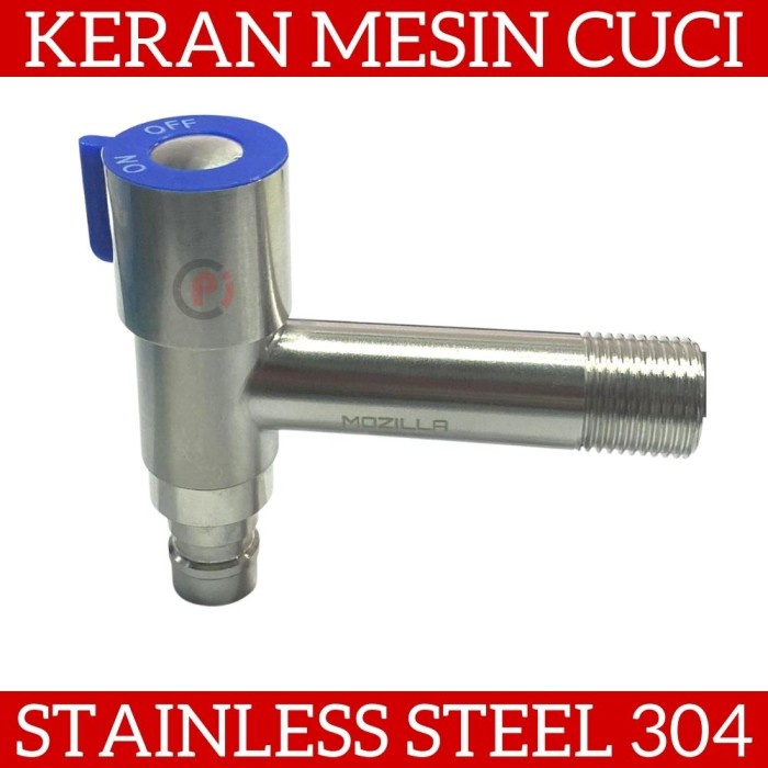 MOZILLA Keran Air Untuk Mesin Cuci Bahan Stainless Stell SUS 304